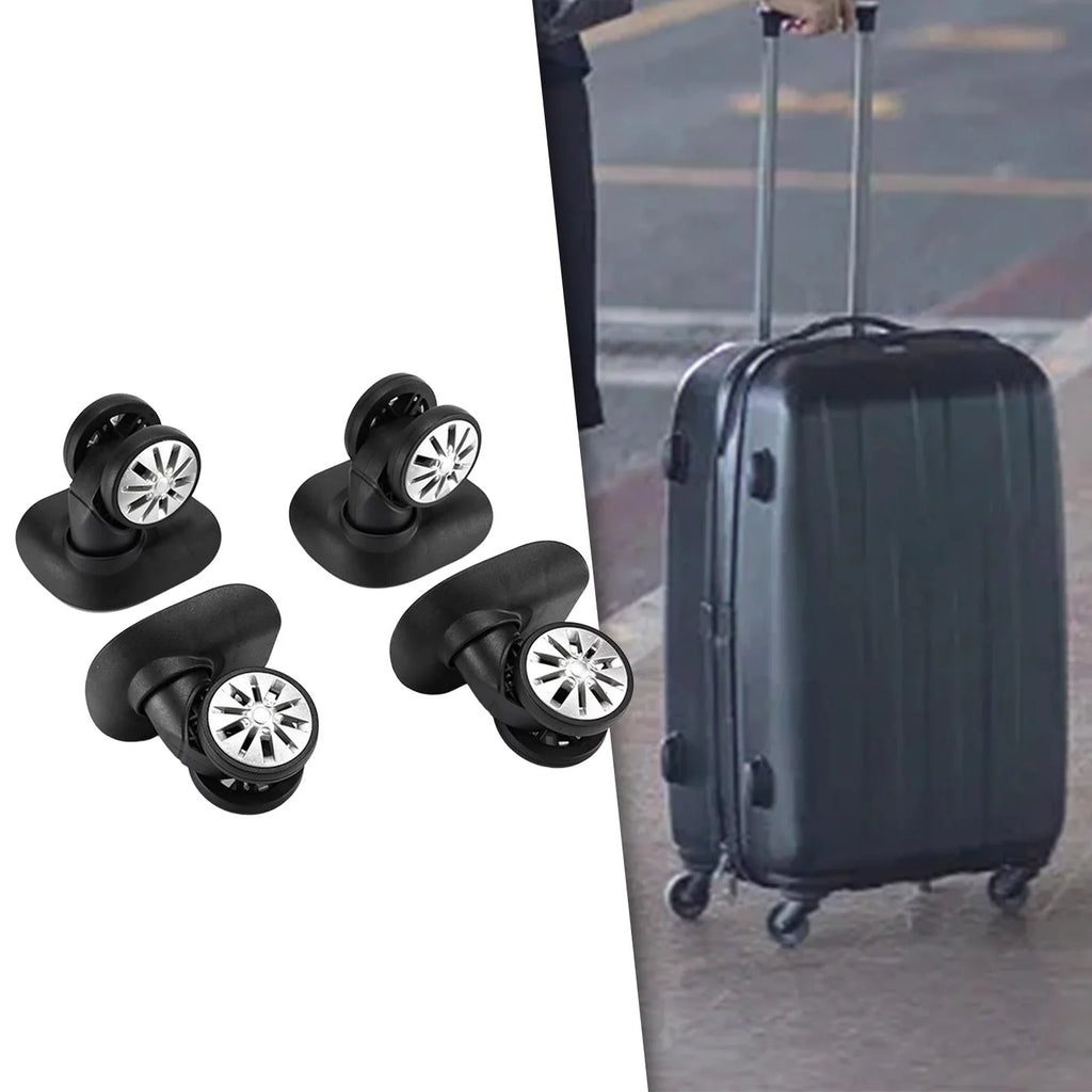 Bag Replacement 4Pcs for Wheels Suitcase Wheels Luggage Caster Trolley Case