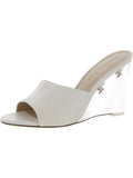 Leather Sandals Dali On Veronica Womens Slip Lucite Wedge Beard