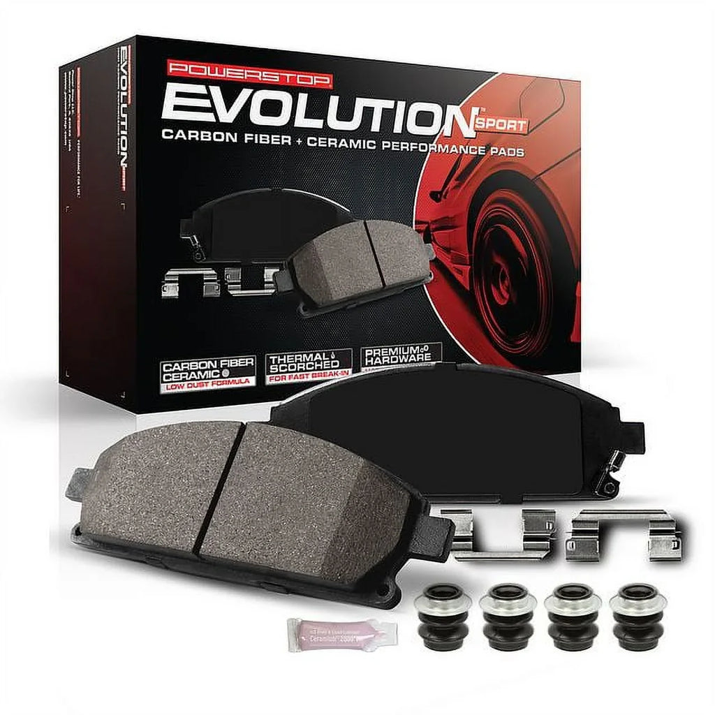 2019 Stop Fits Power X3 Evolution BMW Ceramic Brake Carbon-Fiber Z23 Z23-1473 Pads Rear