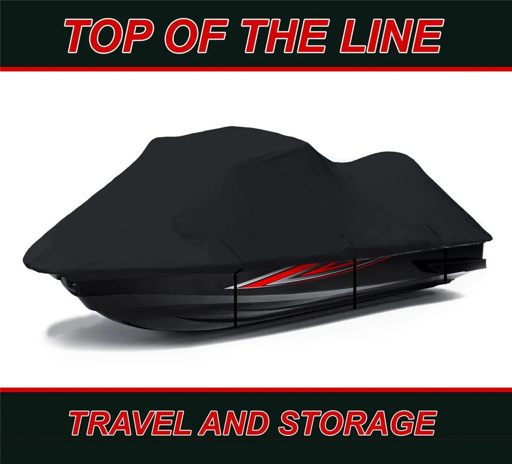 Yamaha Cover Cover Waverunner Compatible PWC 2015 JetSki DENIER for VXS Jetski BLACK Jet 600 2016 Ski