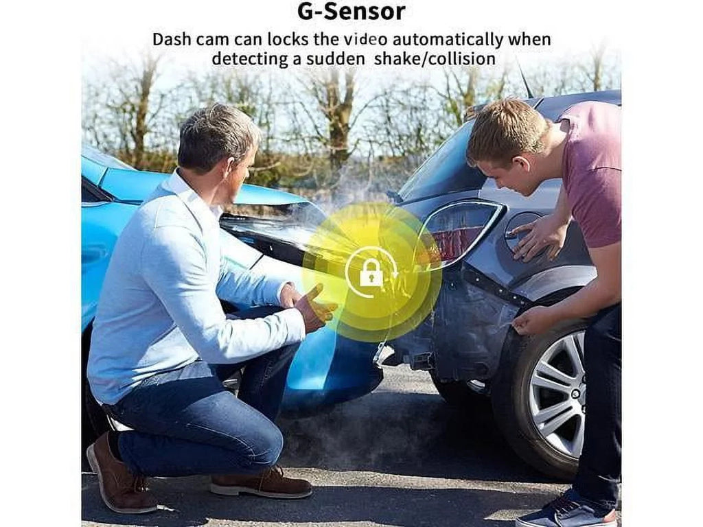 170° 1080P LCD Motion Cam Dashcam Detection, Display, G-Sensor, Wide Camera Full Mode, 3" Mounting Night WDR, Angle Vision, Cars Dash Options, HD, Video with Recorder Parking 2 On-Dashboard for