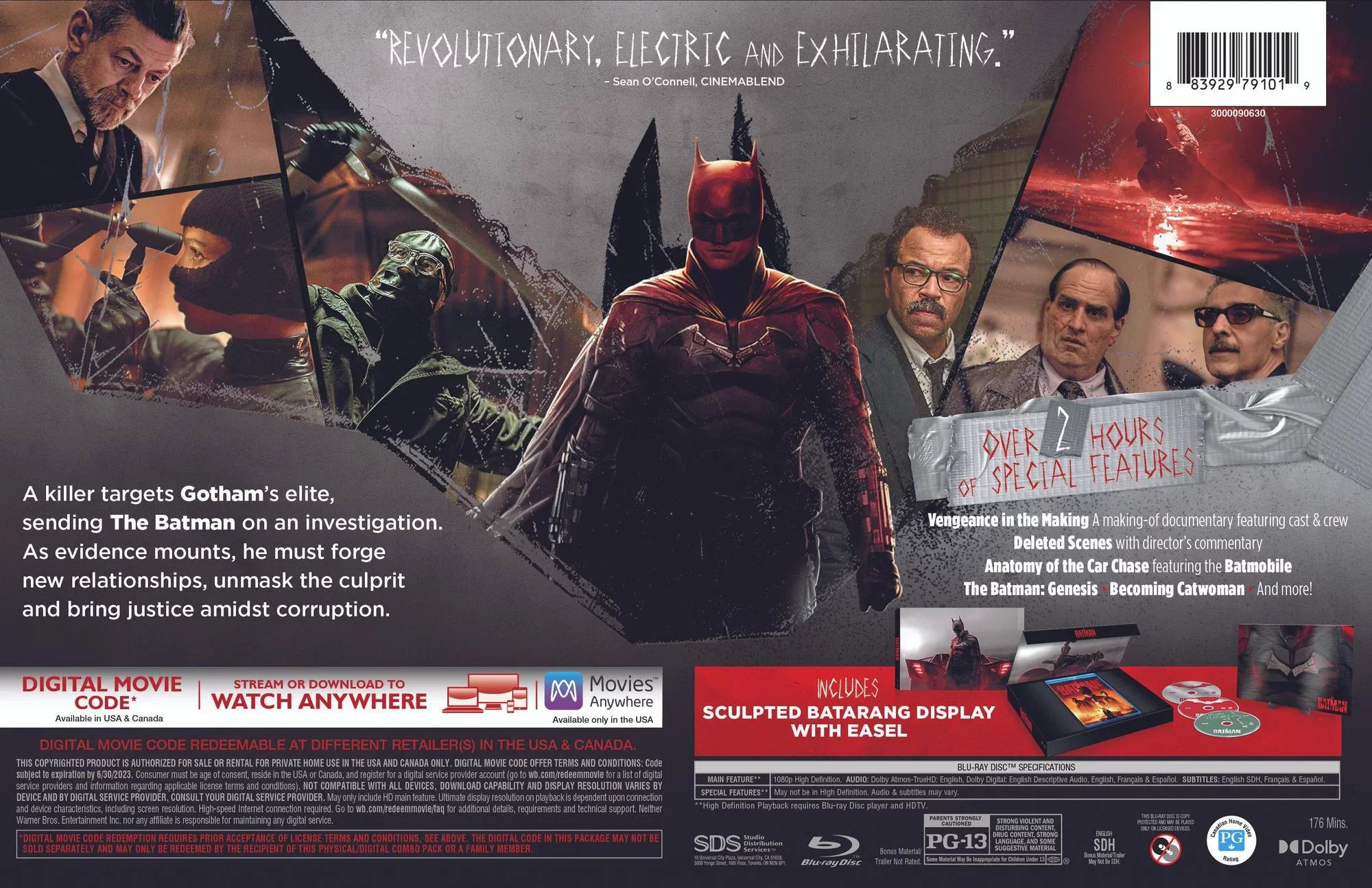 Exclusive) (Walmart Batman (Blu-ray Exclusive) (Walmart + The Digital Copy) Giftset