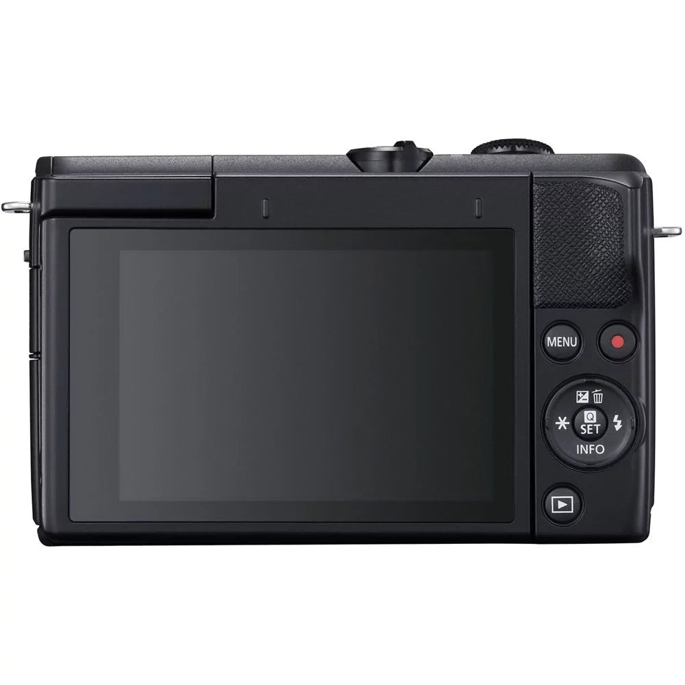 (3699C009), x Card, Camera External Corel Battery, Lens 64GB (Black) Filter 2 More with M200 Digital + Mirrorless Photo 15-45mm Charger Canon LPE12 Case, Kit, Software, EOS