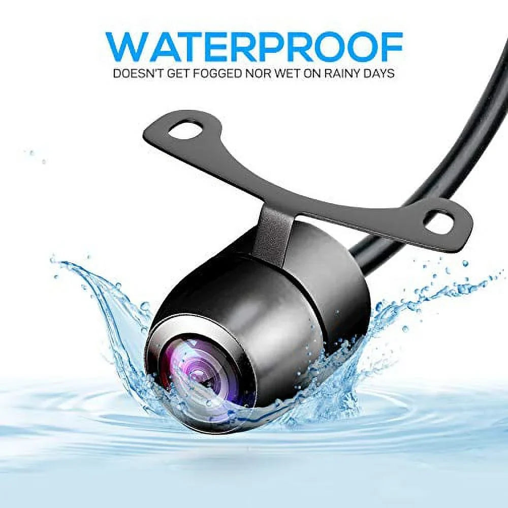 Camera & Assist Lights Mount Output Rca Pyle Waterproof Backup Rear Led Tvl Marine Grade Lines 420 - Built-In Vision - Resolution Night Cam Parking/Reverse Universal Scale Front Distance W/