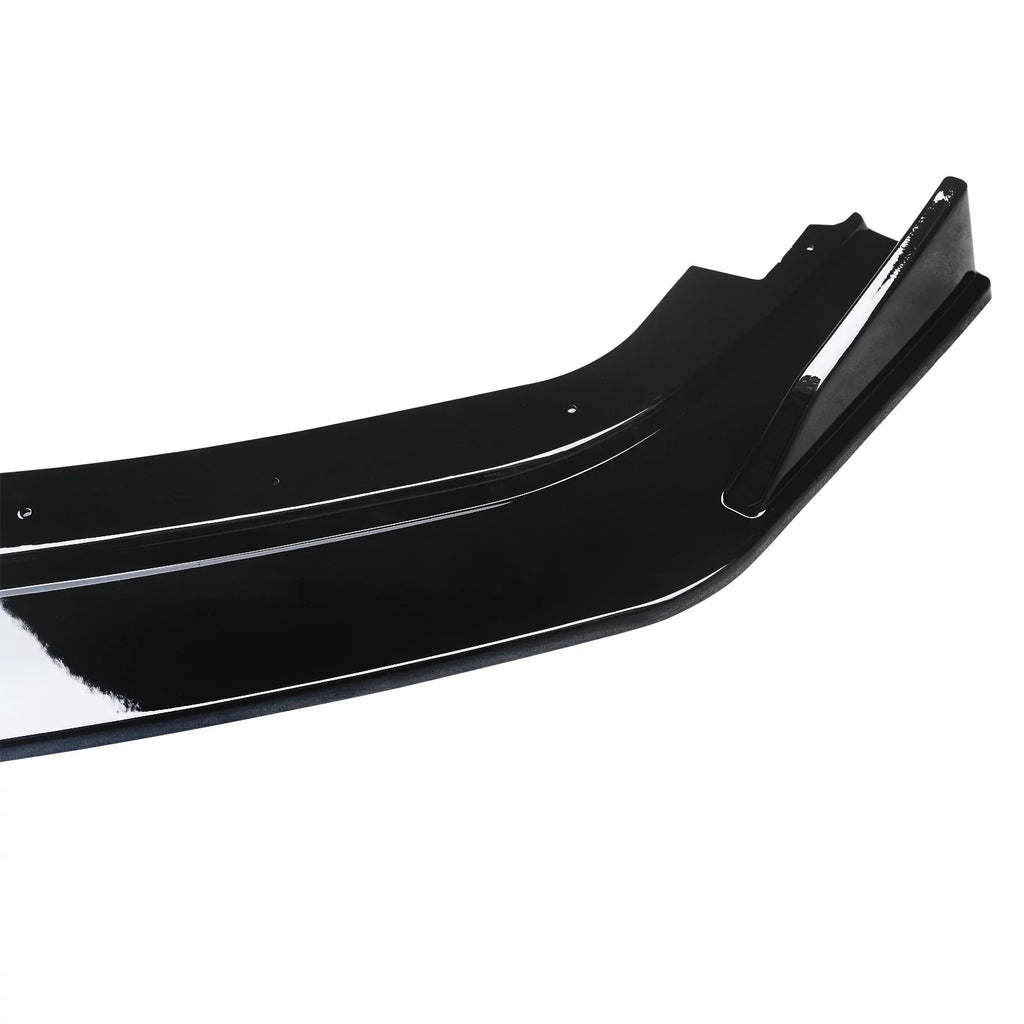 Lip Q60 Infiniti NINTE for Gloss Front 3PCS Bumper Black 2017-2023