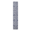 Waves 16x72 Runner Creative Poly Twill Products Table Navy Abstract