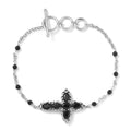 Spinel Shop Jewelry LC Day Plated Cross for Black Mom Bracelet Ct Mothers 4.79 Women Oval Platinum Gifts for