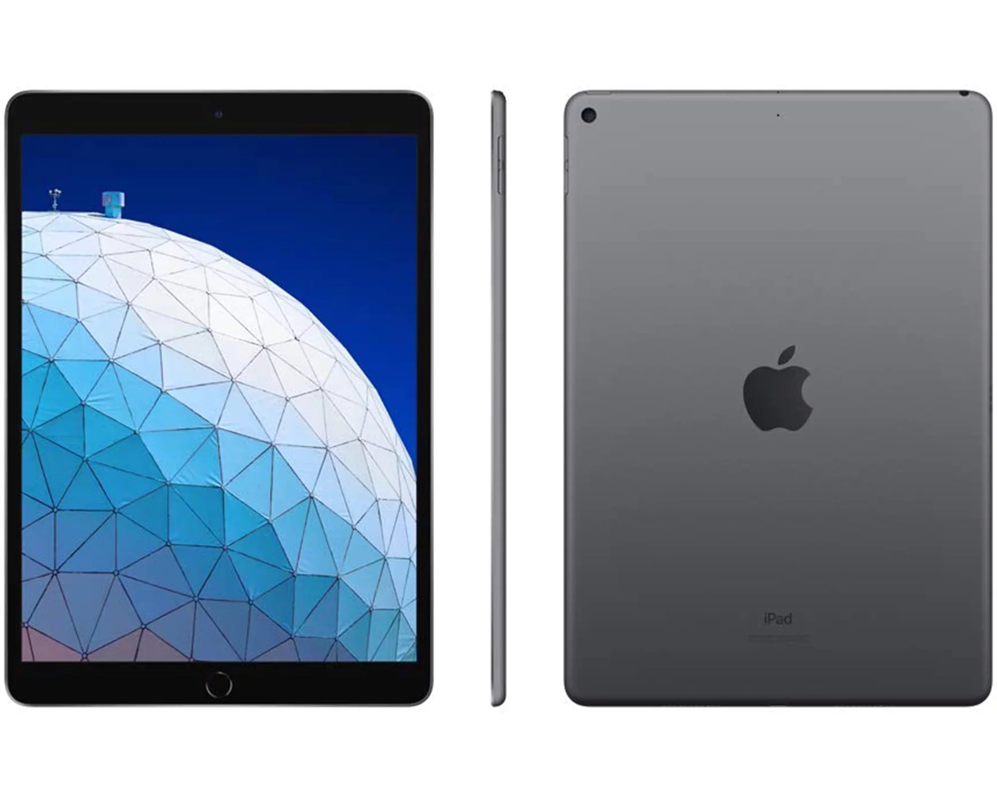 (Refurbished) Restored Gray, Charger Only, Air 16GB, Generic Wi-Fi 9.7-inch, Tempered Bundle: Apple Case, 2 Glass, Space with Comes iPad