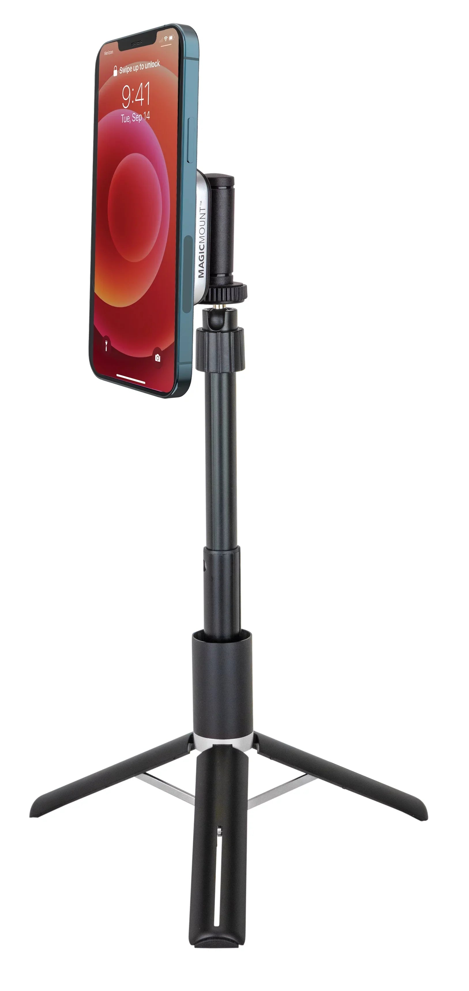 2 with Phone Tripod/Selfie Adjustable MP2TR1-SP Mount Black Pro Stick MagicMount Scosche Arm,
