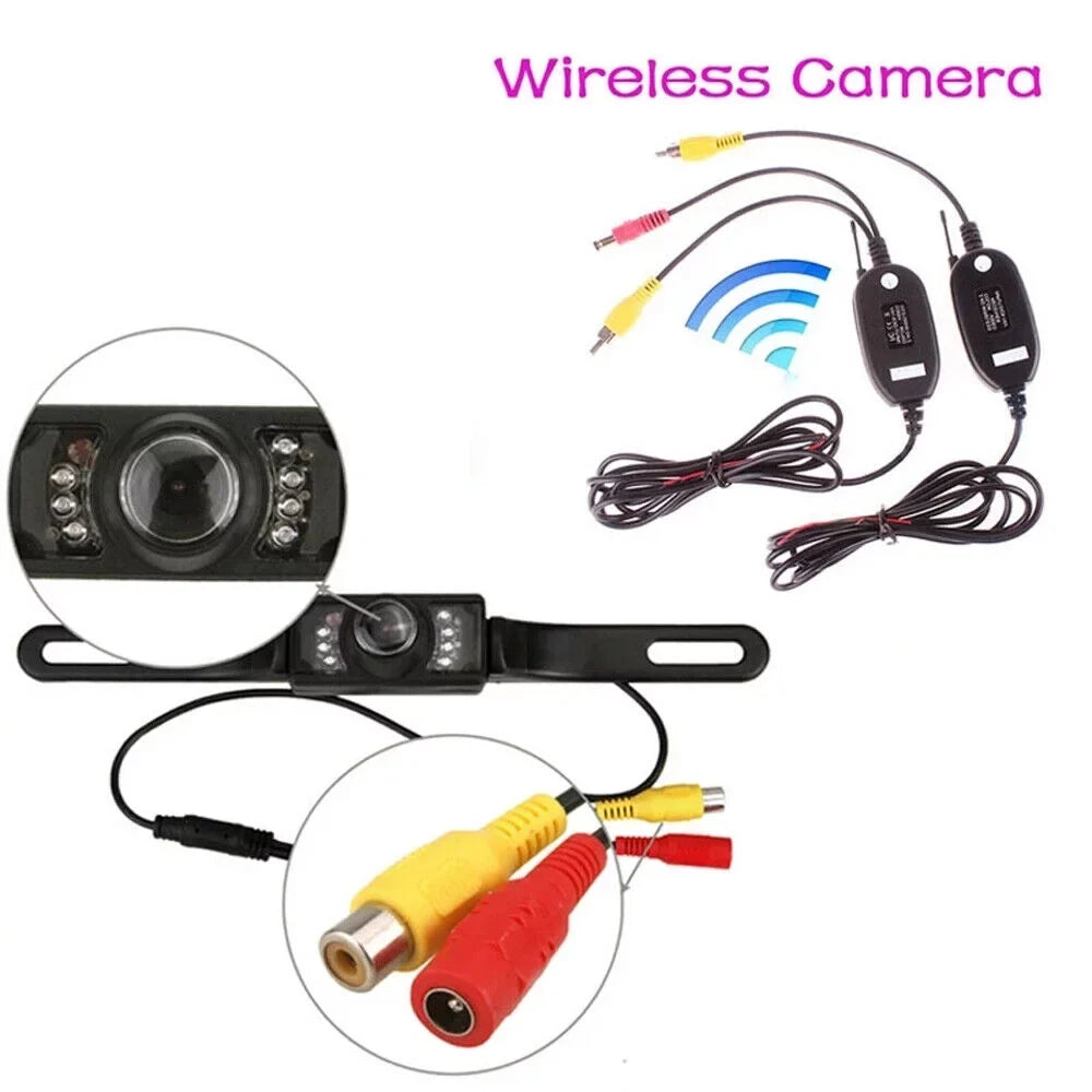 Rear 5" Night Parking MM Camera Electronicles HD Wireless Vision View Backup Monitor Car + System