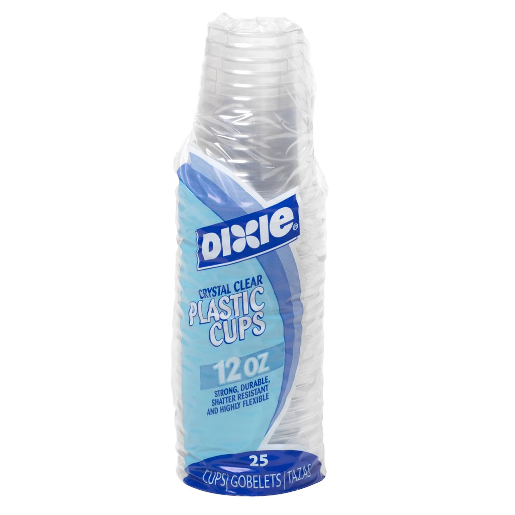 Total) Plastic (500 Cups (Georgia-Pacific), Clear, Cups 25 oz. GP of Dixie® by (CP12DX) 20 Cups 12 Cold PRO Sleeves