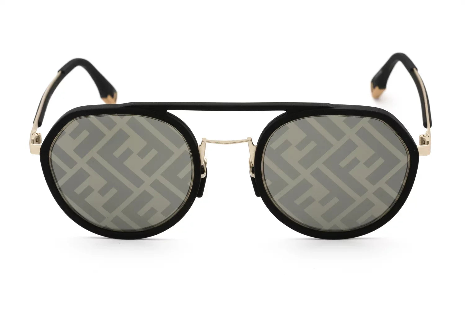 FE40040U Men's Sunglasses Pattern 51 Fendi 02C Pilot