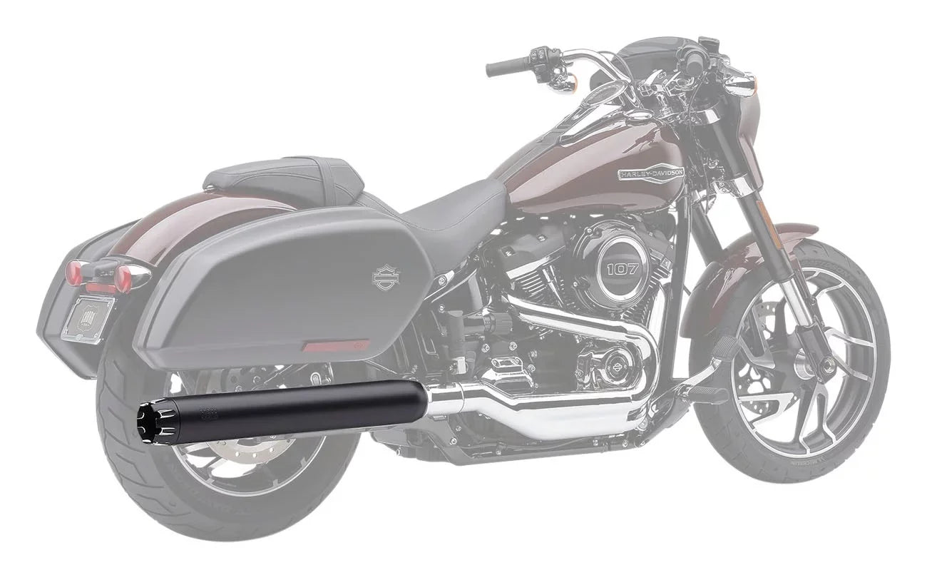 Slip-On Dual Muffler Cut (6521B) Cobra iBlack