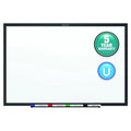 4 48 Dry-Erase x x 8 Magnetic Nano-Clean Board Quartet Aluminum Classic Black 96