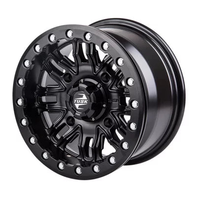 Black For Pro 4/137 Defender HD10 Star Nebo Tusk 2021-2022 + 3.0 14x7 Beadlock Lone Can-Am Matte 4.0 Wheel