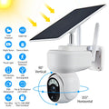 Outdoor Powered Camera Security Battery Audio for Light Wireless WIFI iMounTEK Solar Detection Night Vision Camera Surveillance Siren 2-Way Color 1080P Home Flood Human