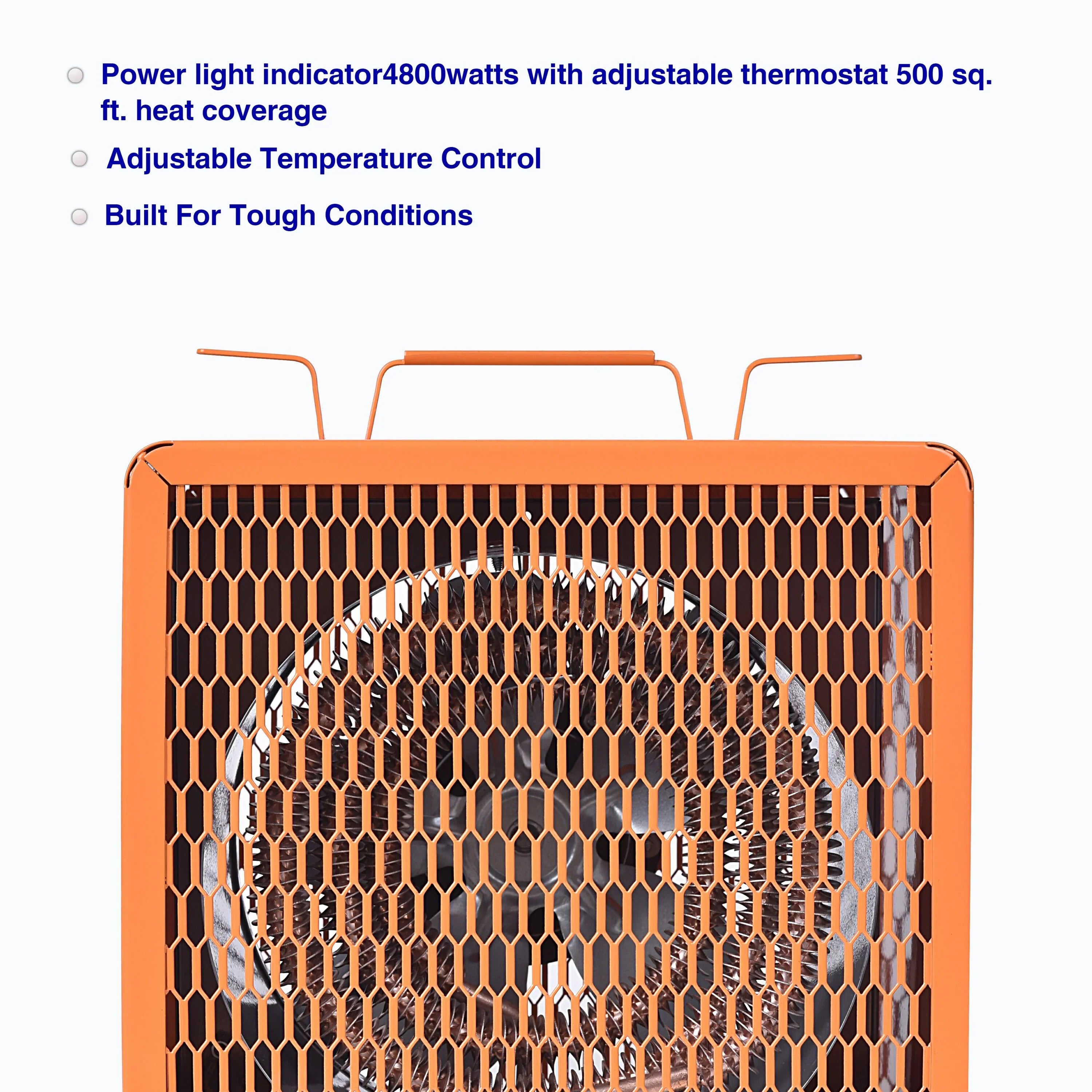 Heater, Fan the Phase Aain Volt/60 240 NEMA#6-30R,Industrial Plug Hz,3 , Watt Forced 4800