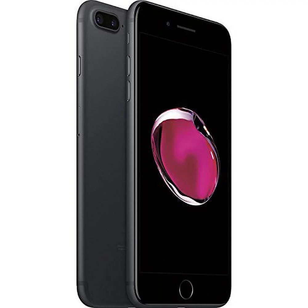 (Refurbished) Restored iPhone Apple 32GB, 7 Straight - Plus Locked Black Talk/TracFone