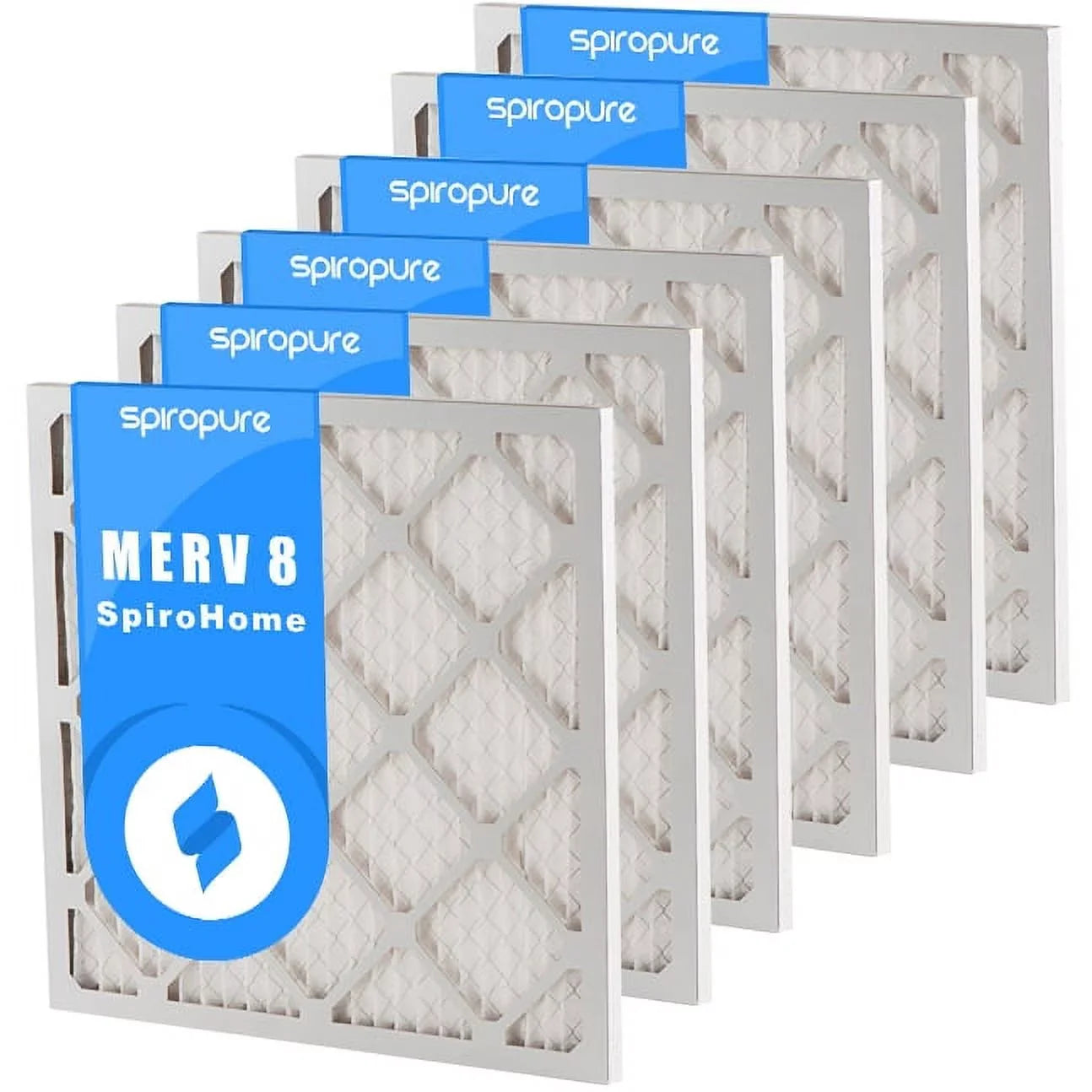 Filters USA Pack) in (6 MERV - SpiroPure Made Air Pleated 8 16X18X1