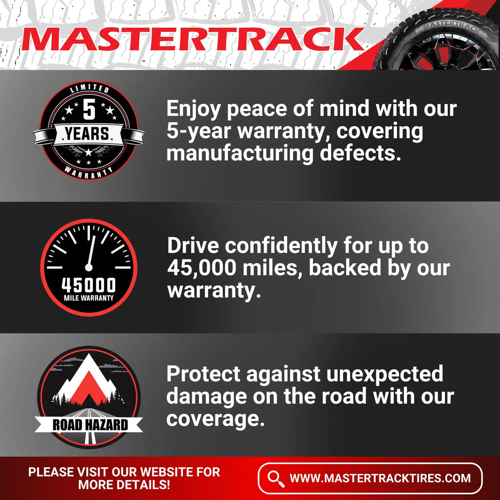 RT E Ply Terrain SUV Only） 126Q Light LT275/65R20 Mastertrack Rugged 10 275/65/20（Tire Truck Tire BADLANDS