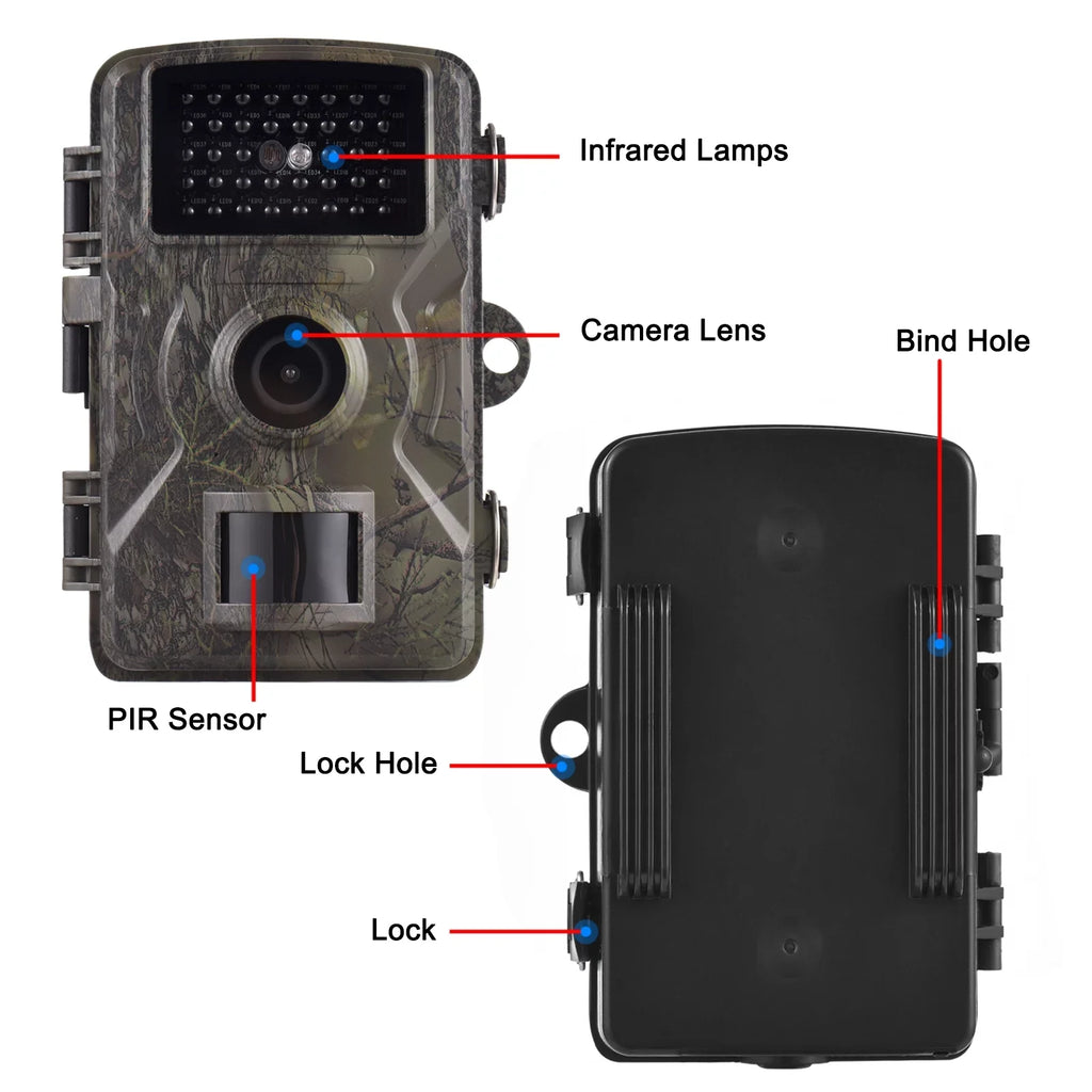 IP66 Tracking Night Trigger Vision 1080P 2.0 Infrared Andoer Trail Wildlife 0.8s Time Motion TFT Color Screen Activated Inch 16MP with Supports Waterproof