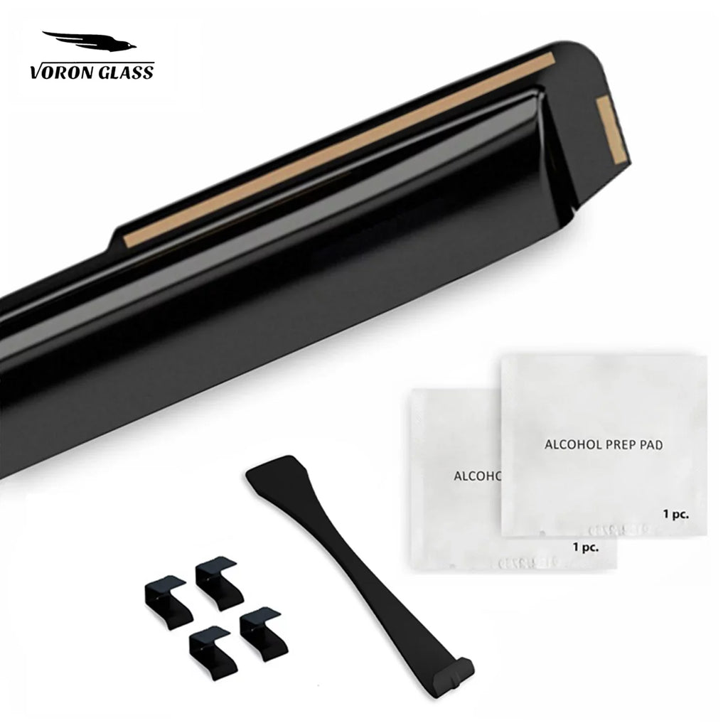 Seltos Visors, Glass for in-Channel Window Window Vent Rain 4 Extra 200551 Guards Pieces Durable - 2021-2024, Voron Deflectors, Kia