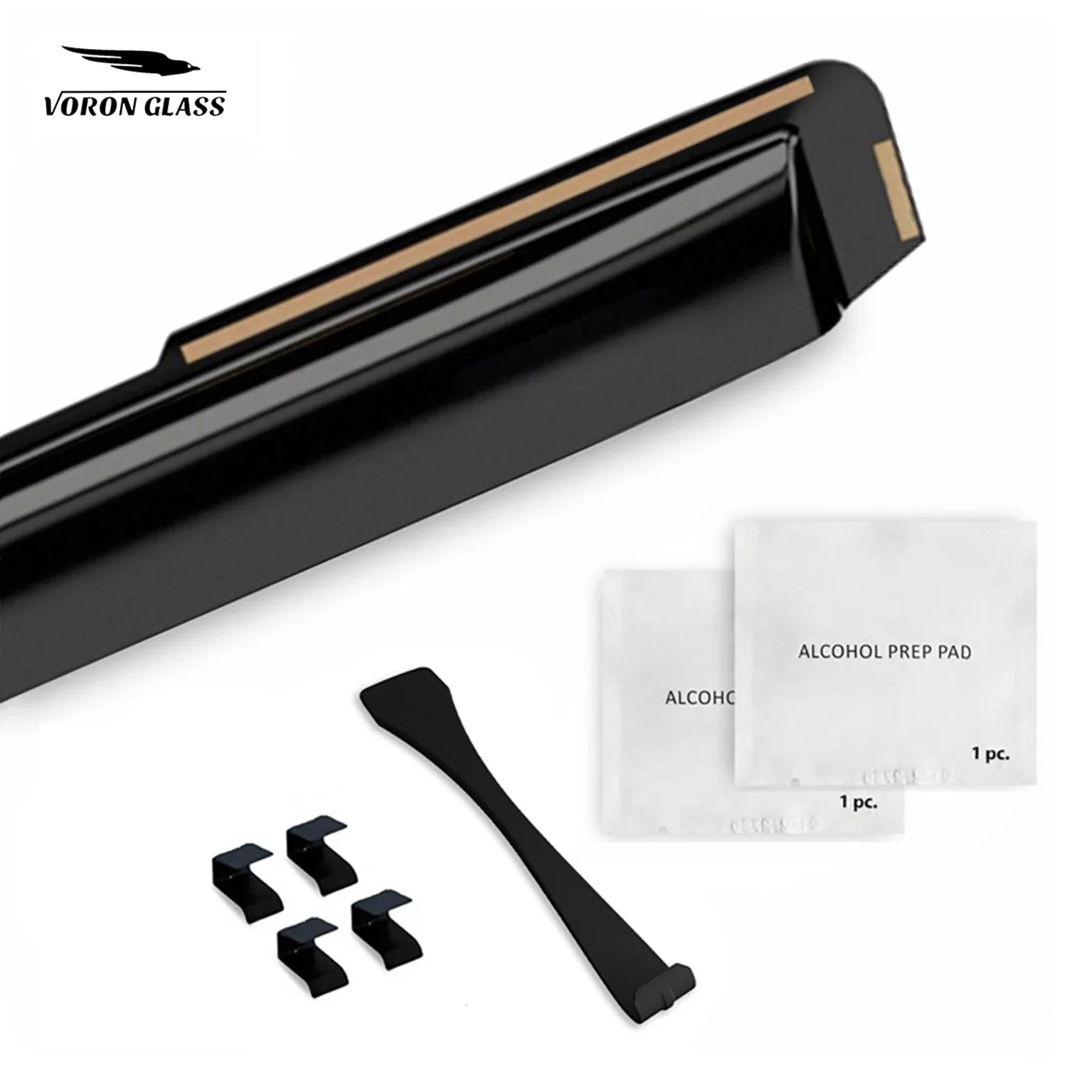 Seltos Visors, Glass for in-Channel Window Window Vent Rain 4 Extra 200551 Guards Pieces Durable - 2021-2024, Voron Deflectors, Kia