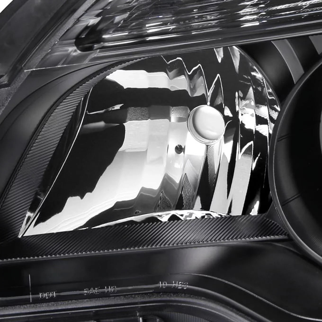Projector Left BLACK 2012 Type Chevy Headlight 2014 - Halogen Set AKKON 2010 For 2013 & 2015 Right Equinox Headlamp 2011