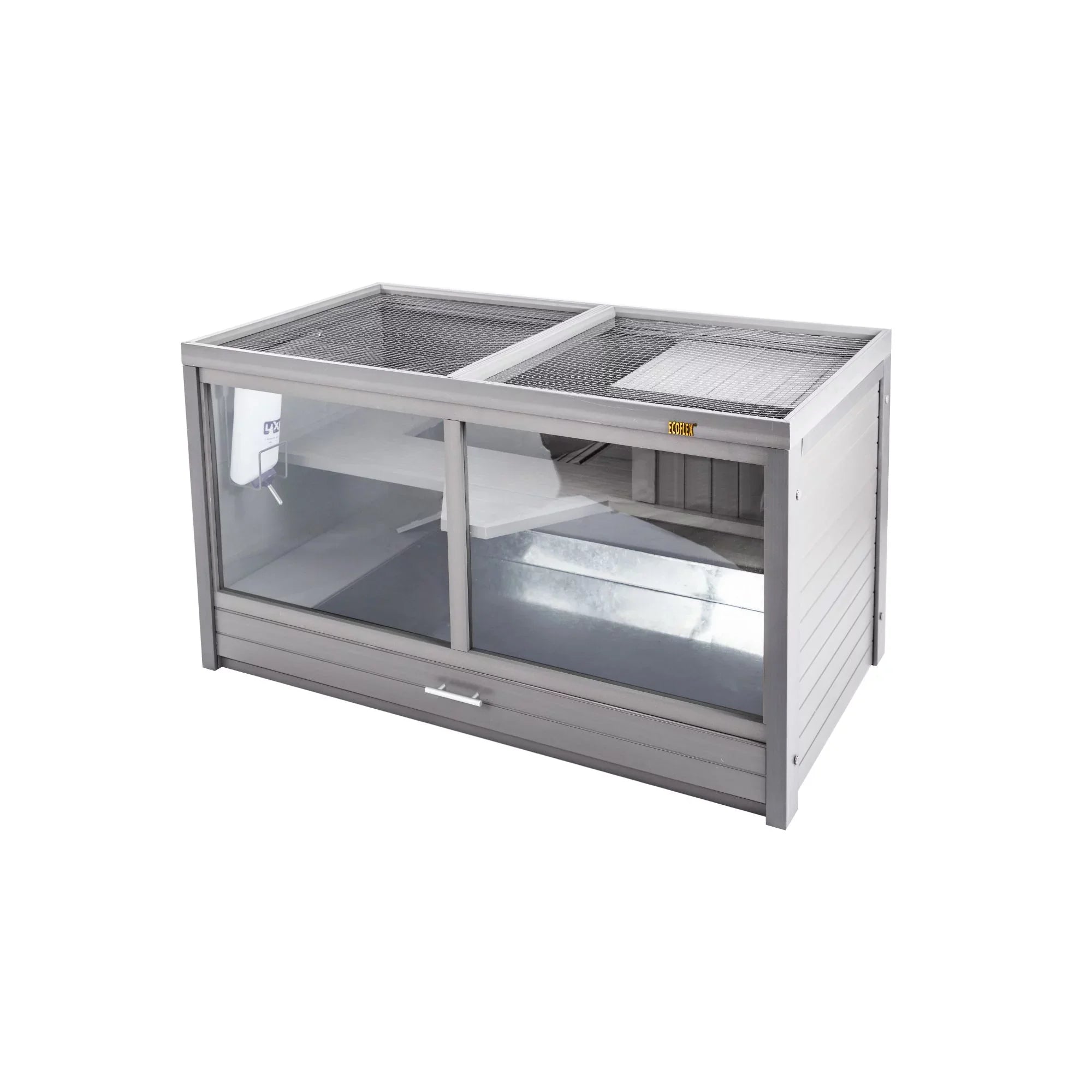 Jumbo Park Rabbit Grey Hutch ECOFLEX® Avenue Habitat-Nantucket Indoor