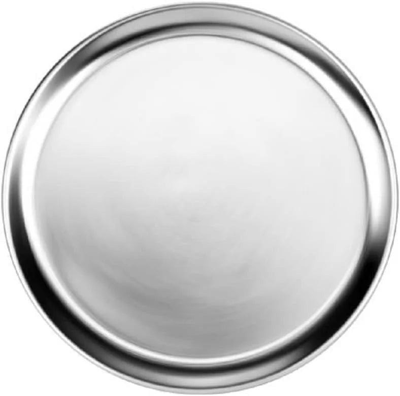 for Bakeware Pizza Rim- Pizza Tray Kitchen Round & Home Pizza 13” Pizzeria Pan Wide Baking Tray TrueCraftware- Restaurants Round Baking Tray Pan Aluminum 3 Set of Tray