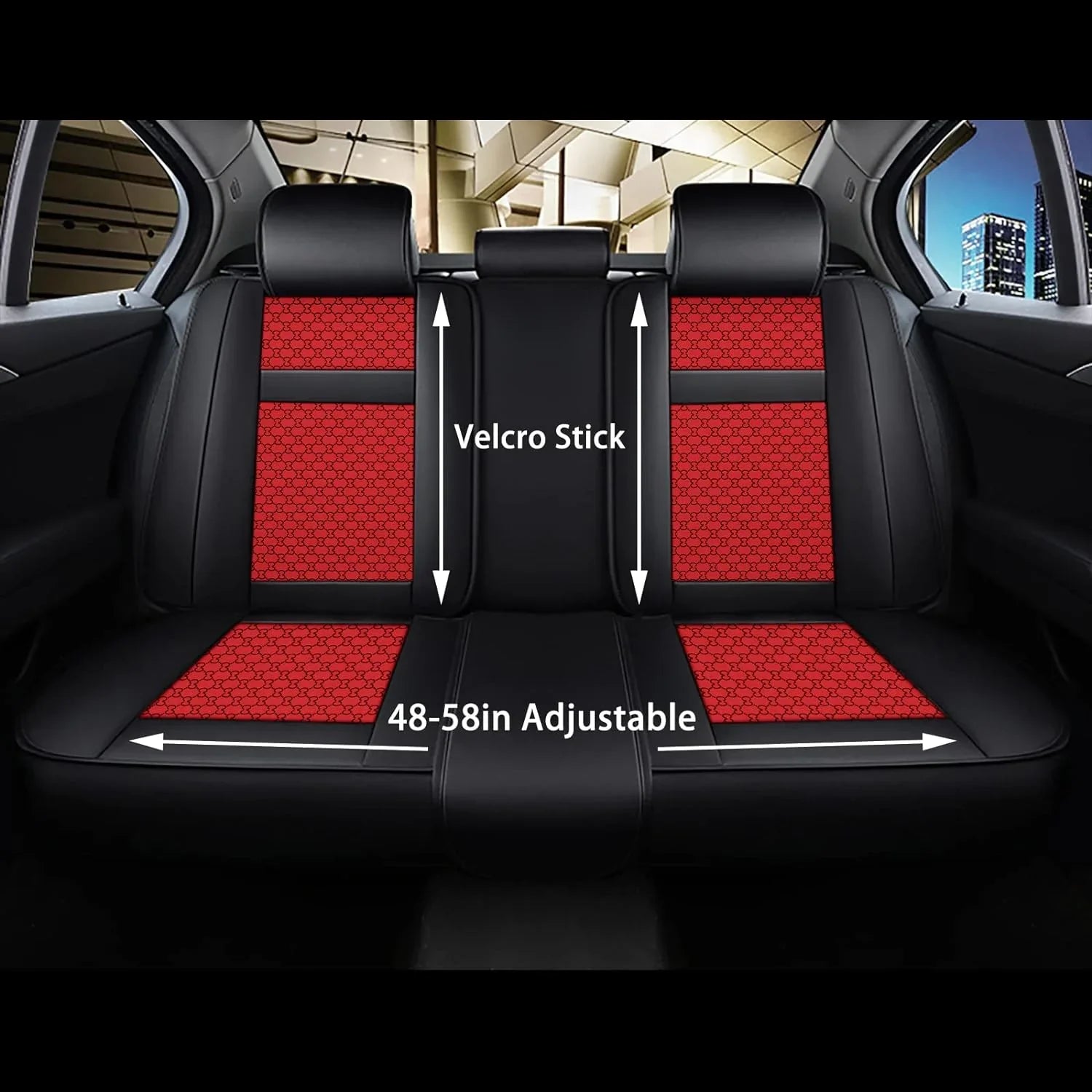 KABUQI Accessories Steering ci,same Guc Trucks, model Luxury Leather Full Covers and 5 for Pick-up Automotive Seat Wheel Cars Set Covers Pillows Included(Gray) high-end & SUV Cover Seat Fit Seat
