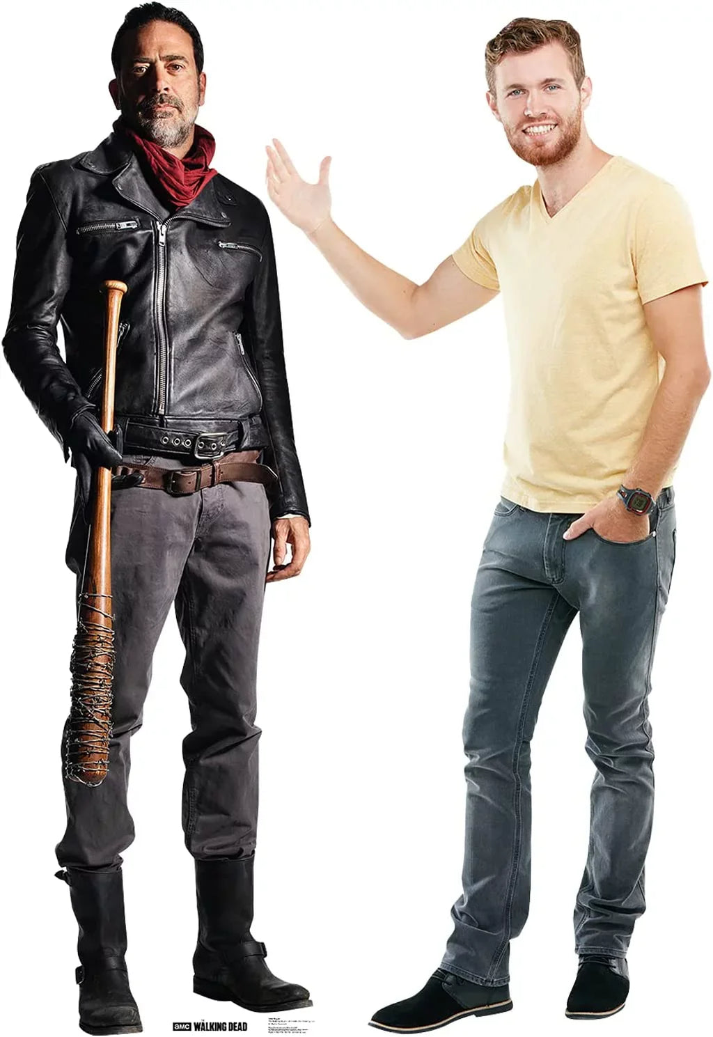 74 Negan Standup - Cardboard 23 The x Walking in. Dead