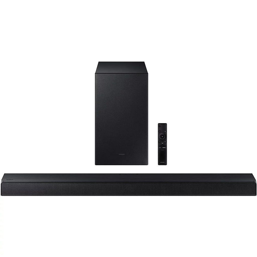 HW-A450/ZA Coverage Subwoofer Bundle Gear Cables + Kit Theater Audio Deco 2ch + + Wireless HDMI + 2021 Swa-9100S Sound Surround 4.1ch Soundbar Speaker Dolby 2 2.1ch Samsung Rear Home HW-A450 Extended