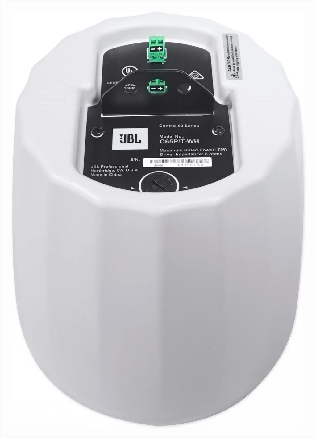 4-Zone Commercial Multi White Matrix Pendant Amplifier+(6) Source Speakers JBL