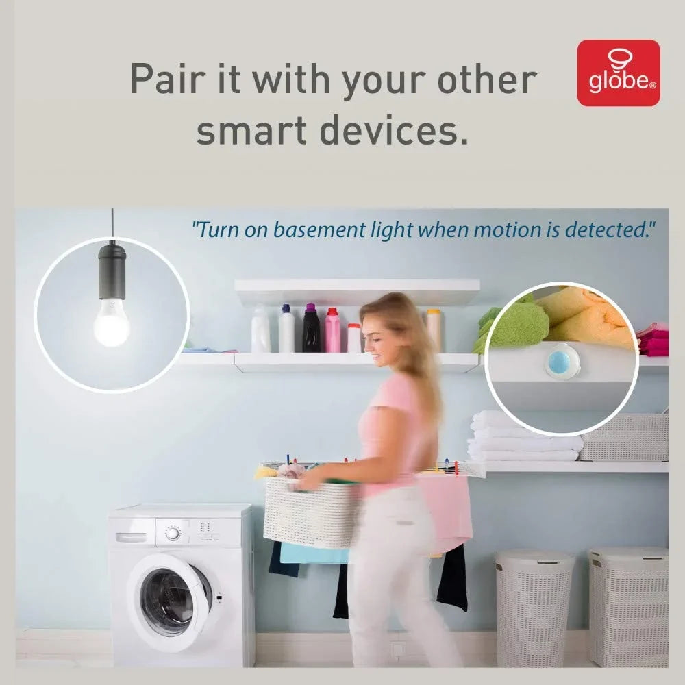 Required, No Detector, Hub White,50026 Motion Wi-Fi Smart Operated, Battery