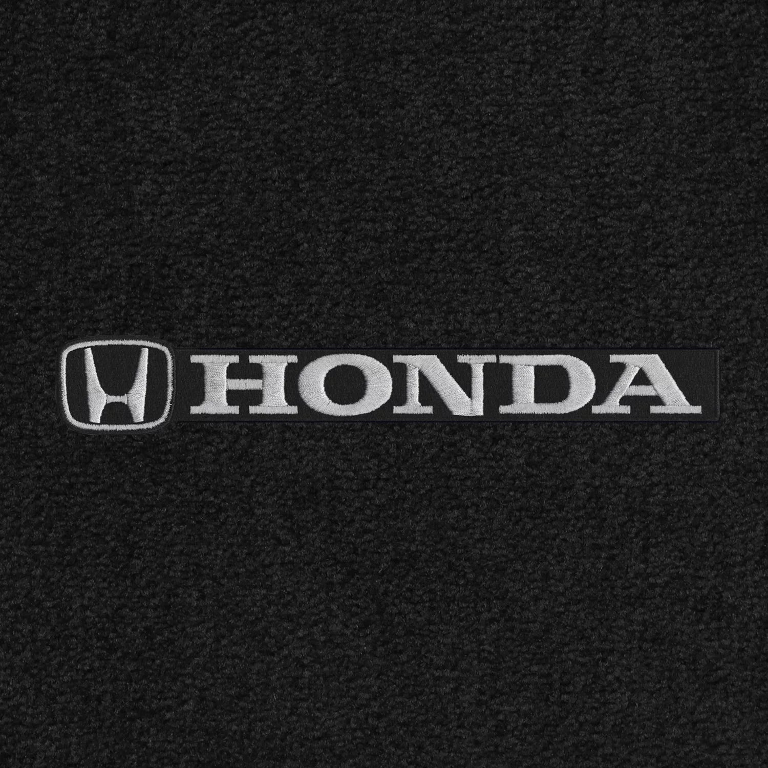 Lloyd for LogoMat Black Honda 2014-2015 Custom Mats Plug-In (No Trunk Accord Hybrid) Hybrid Fit Floor Mats