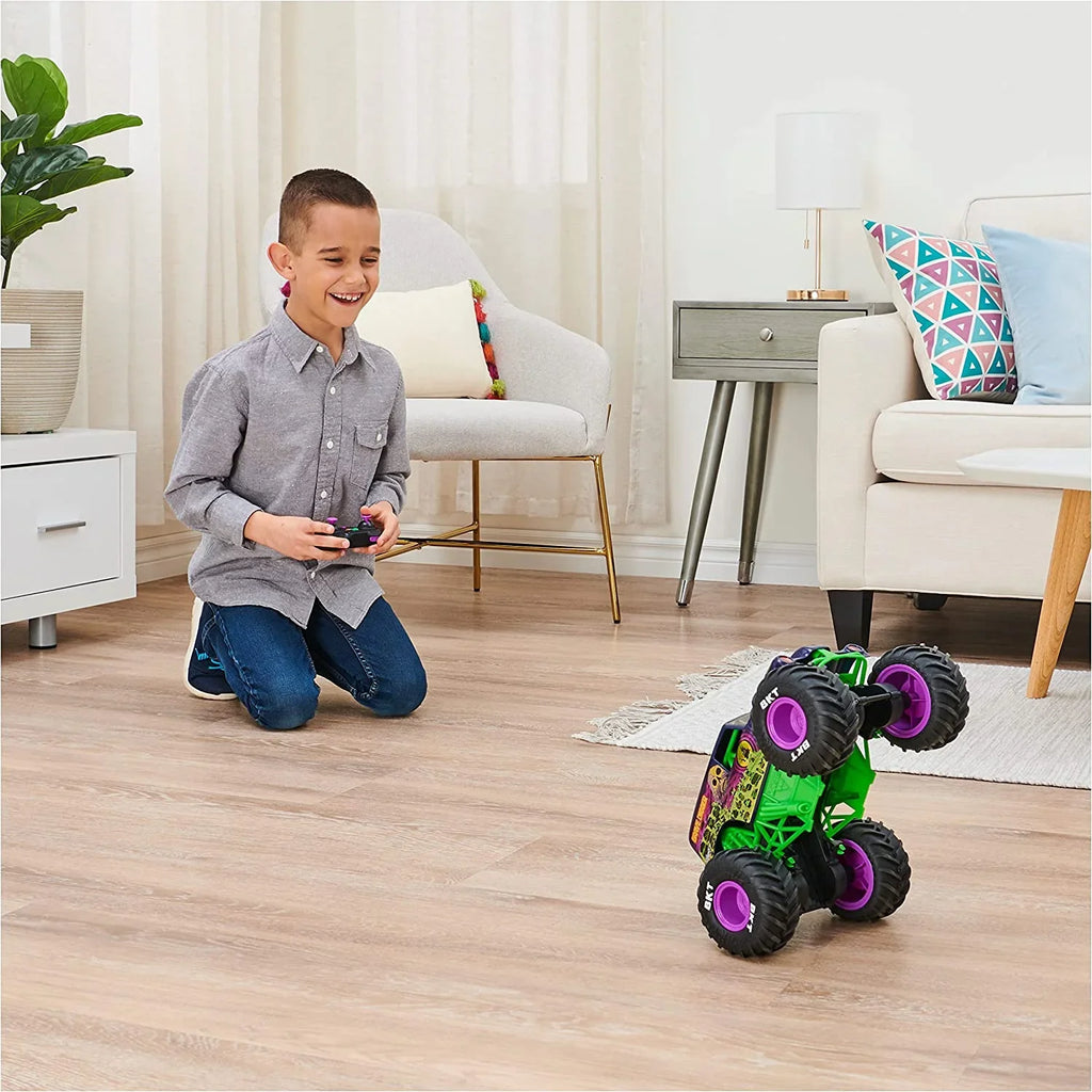 Adults, Car, Freestyle Monster Grave Monster Force, Kids for Remote Boys and 1:15 Official Toys Scale Jam, Control Digger Truck