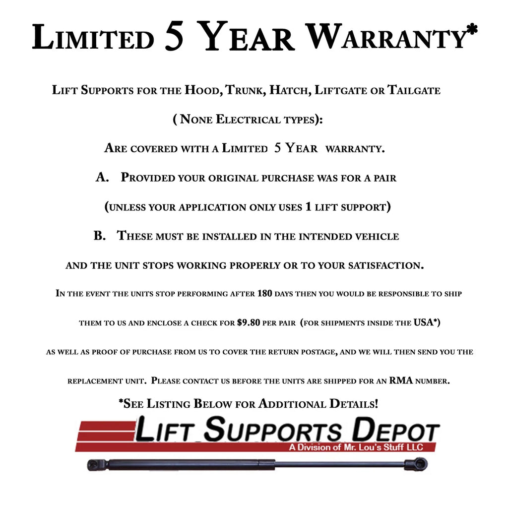 1998 PM3437-a Bentley - 1999 2000 Azure Lift Lift. Gas to Supports Qty Shock with Compatible Continental 2003 Depot Hood 2002 1997 2 1995 2001 1996