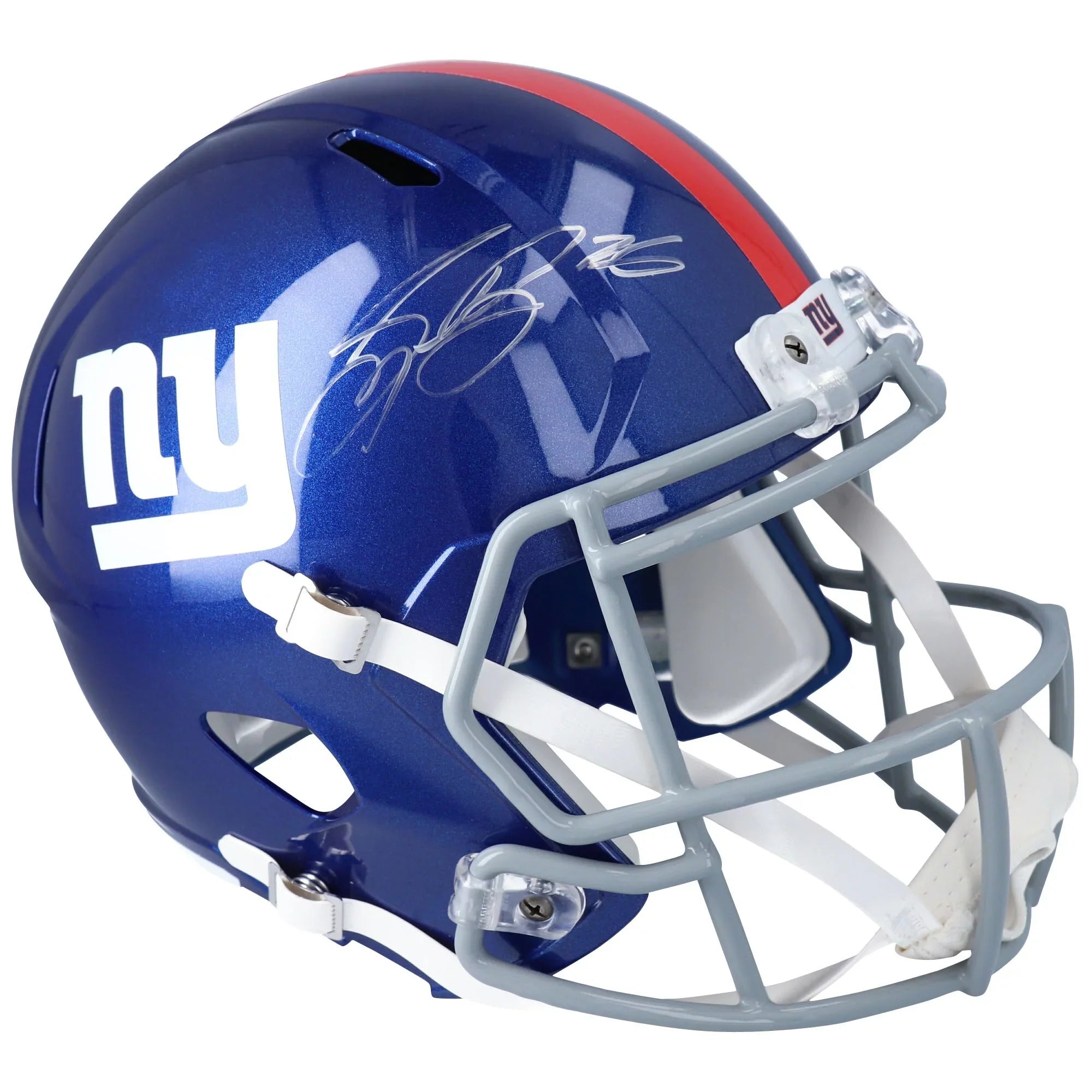 York Certified Autographed Fanatics - Helmet Authentic Barkley Replica Speed Saquon New Giants Riddell