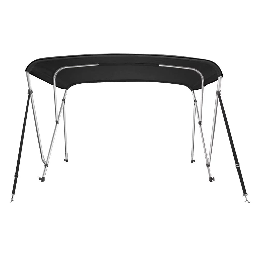 Bow x Top 46" 6' L Solution Boat BLACK Dye W 78" - 3 ft. Bimini 73" High Cover