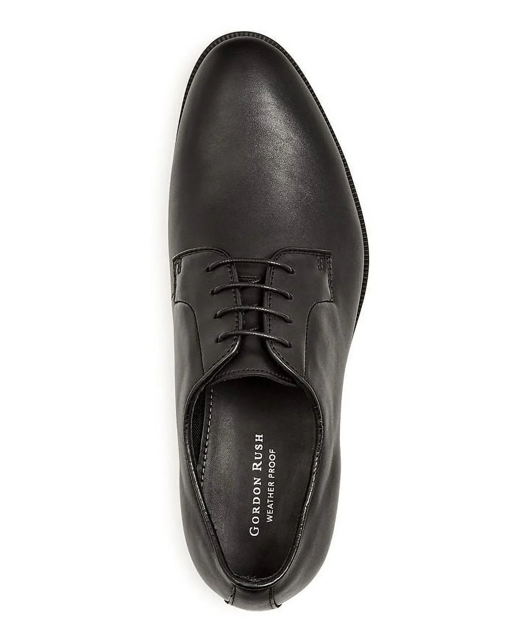 Shoes, Oxfords Leather 10 Plain-Toe BLACK Bailey Rush US Gordon