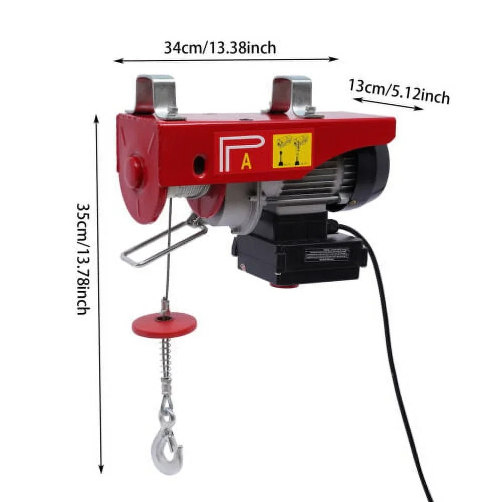 Wireless Control With 440 Winch Remote Crane Electric Hoist Professional LBS