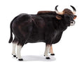 Wildlife MOJO International Gaur Hand Toy Figurine Realistic Bull Painted