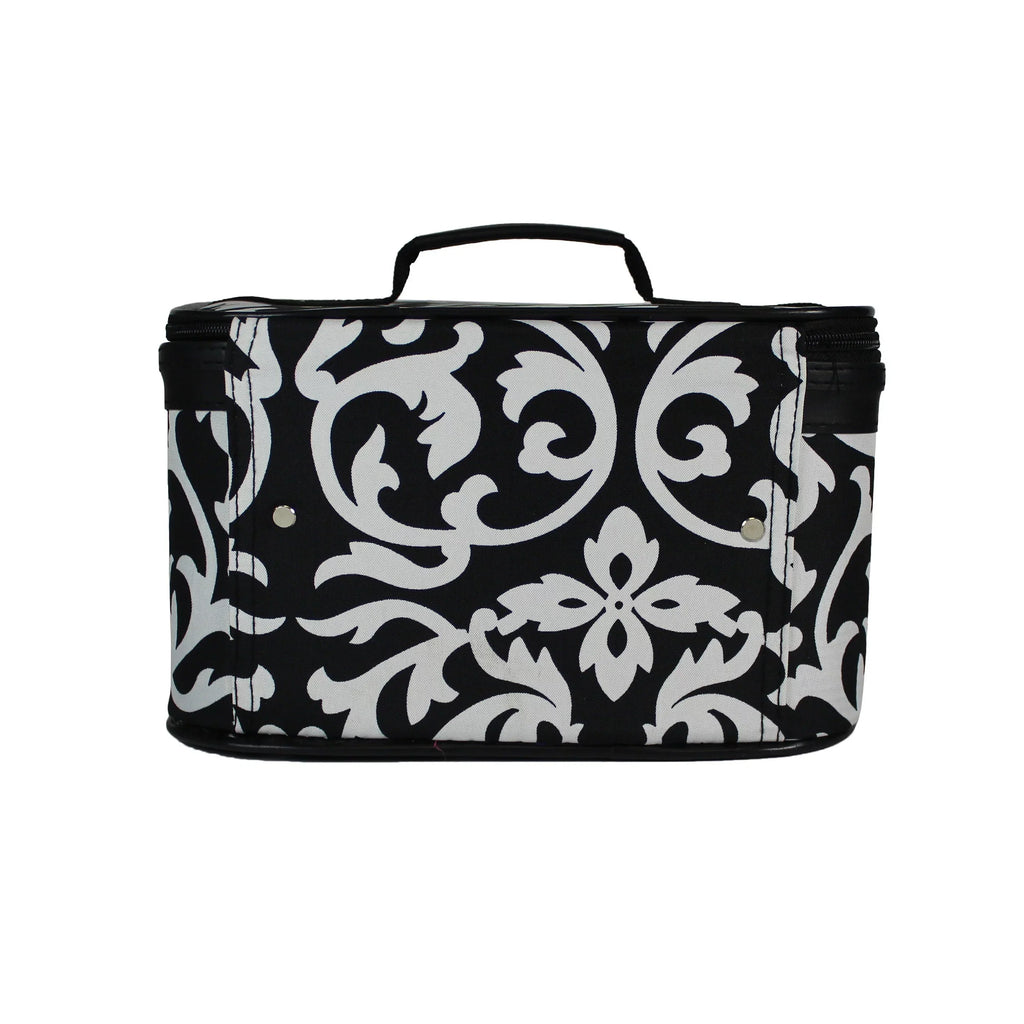 Pink Case Traveler Set Cosmetic Damask 2-Piece Trim World -