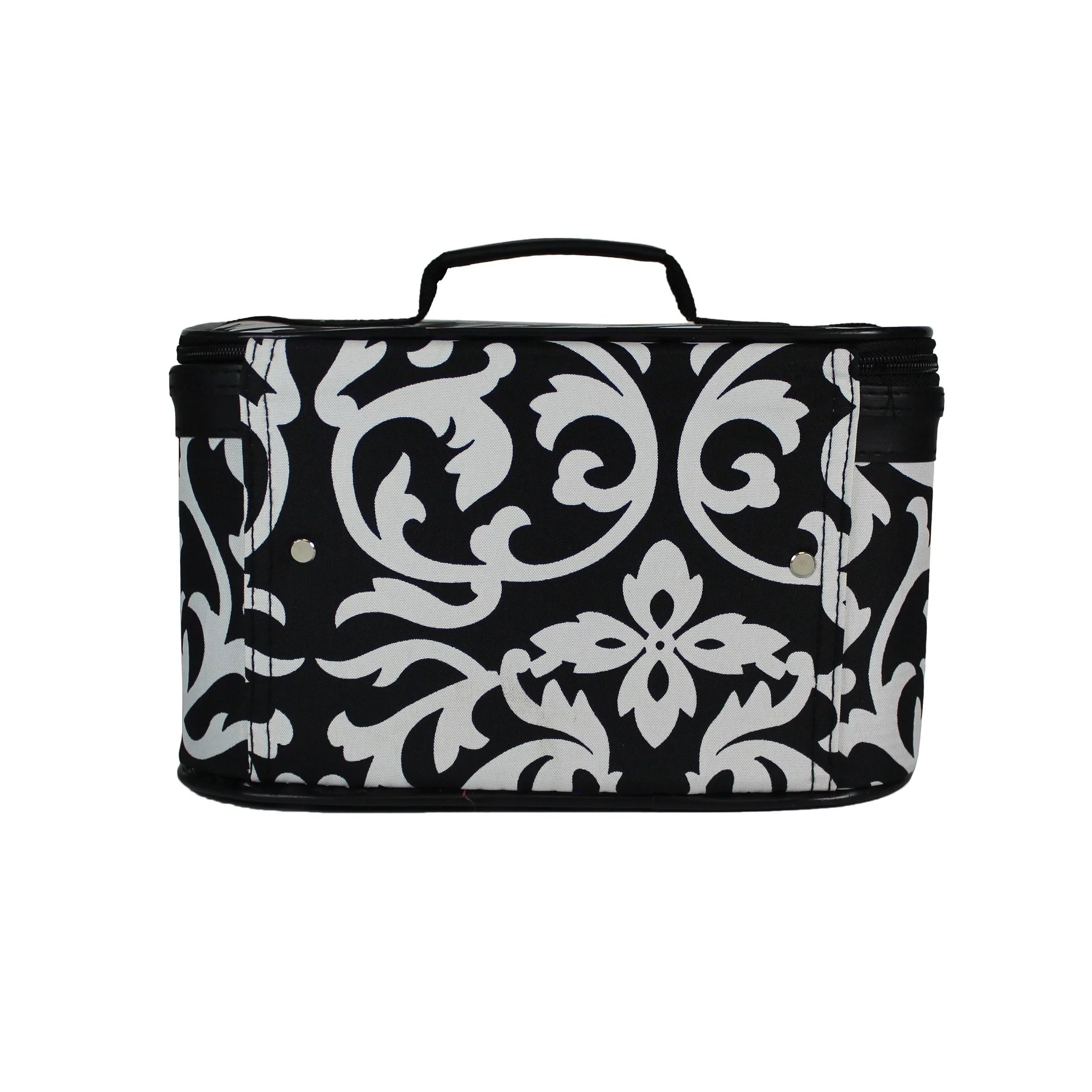 Pink Case Traveler Set Cosmetic Damask 2-Piece Trim World -