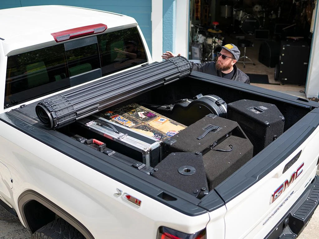 BAK Bed Revolver Hard | F-150 Compatible Bed Ford Cover | 2023 8' Rolling 2021 RealTruck by Tonneau - X4s with 2" 80338 Truck (97.6")