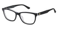 Eyeglasses Couture Black Rectangular Rim 187 Full Juicy