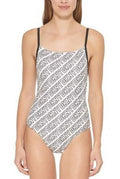 One-Piece Swimsuit Dkny Women's Women's Logo-Print Swimsuit