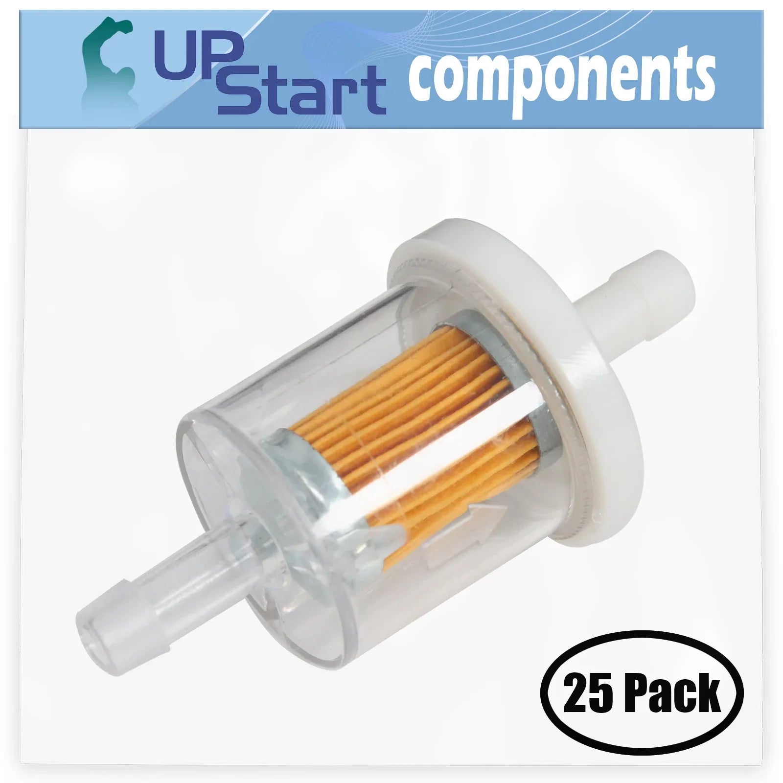 Stroke 691035 Replacement 4 Fuel Filter with 25-Pack Kawasaki FH381V Micron Fuel for 40 CS02 Compatible Filter 493629 - Engine