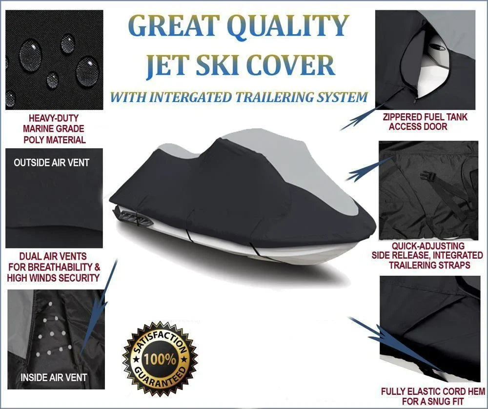 SKI Polaris Cover 1997 1998 785 HEAVY-DUTY SLX 1999 Pro for SUPER PWC 1-2 600D Seater Compatible JET